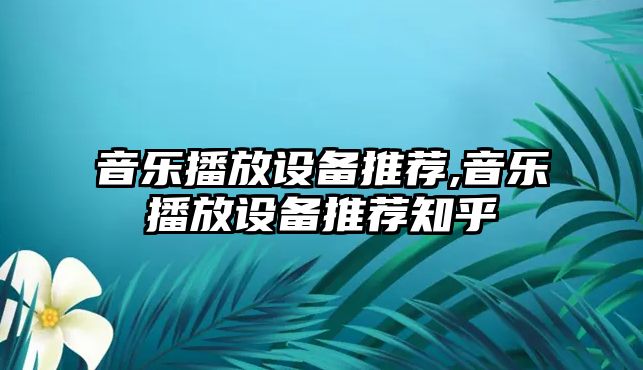 音樂播放設備推薦,音樂播放設備推薦知乎