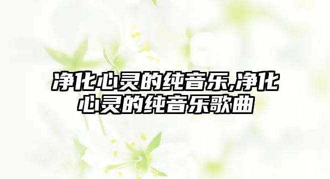 凈化心靈的純音樂,凈化心靈的純音樂歌曲