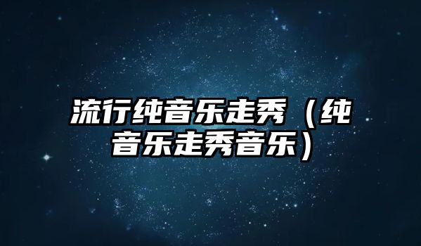 流行純音樂走秀（純音樂走秀音樂）