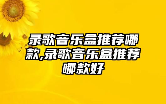 錄歌音樂盒推薦哪款,錄歌音樂盒推薦哪款好